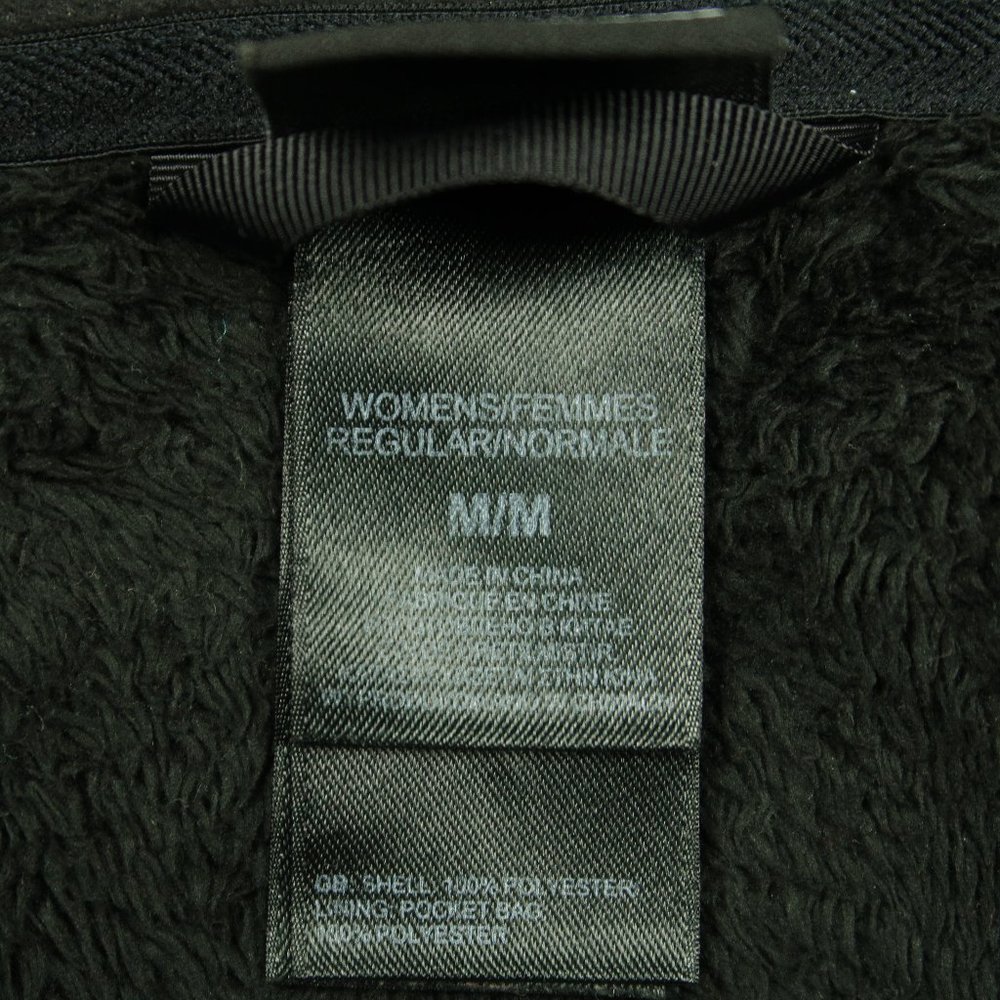 The North Face Plush Osito 2 Full Zip Jacket in Black Size Medium - Picture 7 of 9